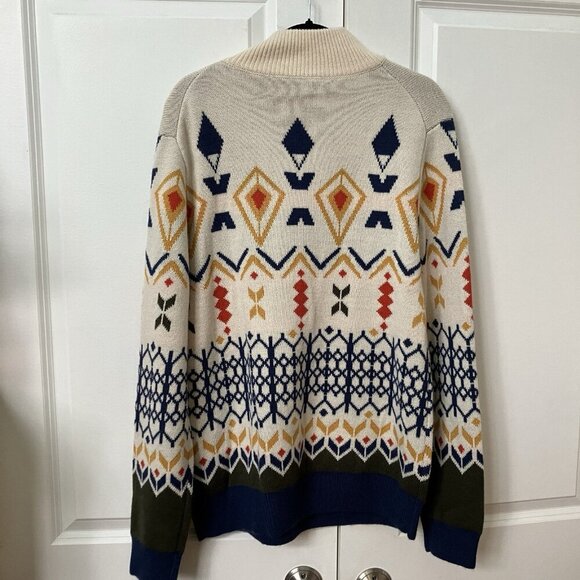 NWT Paisley & Gray Sweater Womens XL Knit Geometric Pullover Mock Neck L/S - Picture 8 of 11